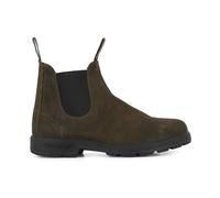 Blundstone Stivali Chelsea in Pelle Scamosciata 1615 Verde Oliva Scuro 3