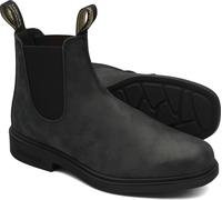Blundstone Stivali Stivali #1308 in pelle (serie Dress) Nero rustico 43 (UK: 9, EU: 43) Nero