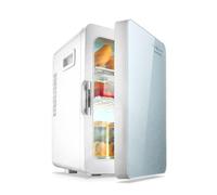 BLUNOA 20L Mini Frigo Frigorifero Indipendente Bevande di Birra Piccolo Frigorifero Portatile Riscaldatore per Alimenti E Bevande per Auto/Campeggio/Viaggi (Color : Gold)