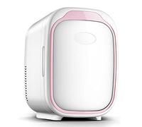 BLUNOA 6L Mini Frigo Trucco Bellezza Frigorifero 8 può Cura della Pelle Frigo Portatile Riscaldatore per Alimenti E Bevande per Camera da Letto E Piccolo Spazio Ufficio AC/DC (Color : Pink)