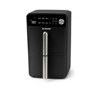 Friggitrice ad Aria Verticale 10 Litri BLU FA4985 | Dual Zone con 2 Cestelli da 5L, 6 Programmi di Cottura, Griglie Interne, Timer 60 Min, Temperatura fino a 210°C, 2400W - Cottura Sana Senza Olio