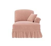 BLUON HOME Divano cloud divano,divano,divano Windsor,divano RSF in ciniglia con 1 cuscino - rosa