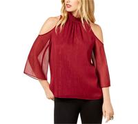 Blusa A Maniche A Campana In Metallo Per Donna Rachel Zoe