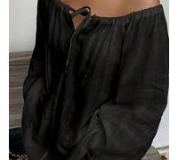 Blusa alla moda con spalle scoperte e maniche lunghe, camicia bianca da donna, design con maniche a vescovo, decorata con dettaglio a nodo, un top in poliestere elegante e confortevole. L,M,S,XL,XSCol