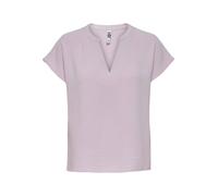 Blusa corta unicolore da donna Basic scollo a V top JDYLION