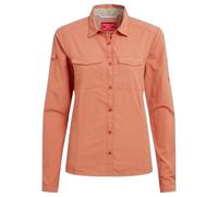 Camicia da donna Craghoppers NosiLife Adventure Long Sleeved Shirt III Taglia: S / Colore: arancione