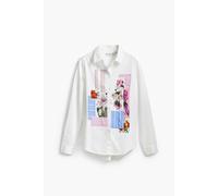 Blusa da donna Desigual Flowers Minnie Blanc L