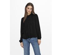 Blusa donna in pizzo con balze manica lunga taglio voluminoso Regular Fit
