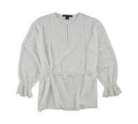 Blusa Peplum In Pizzo Da Donna French Connection