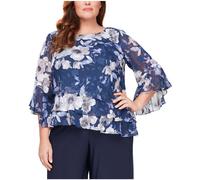 Blusa Ruffle A Balze Da Donna Alex Evenings