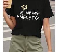 Bluse e magliette e 145357881 e magliette e top e Y2k e golf da donna e goth e streetwear Teediy Maglietta con bandiera polacca di Wroclaw per donne - Top casual blu navy, morbida maglietta da tutti i