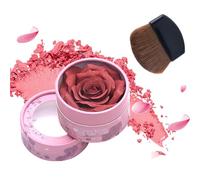 Blush 3D Rose - Finish naturale per il viso, Forma mini petalo per un effetto delicato, Facile da applicare, Carnagione radiosa, Texture morbida | Trucco cosmetico routine quotidiana occasioni special
