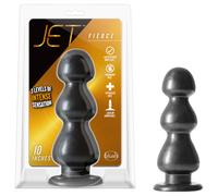 Blush Jet - dildo realistico con base a ventosa e perline - nero