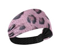 Blush Leopard Skin Texture no slip spesse fasce elastiche da tennis elastici per il lavaggio del viso basket bandas palestra para la cabeza