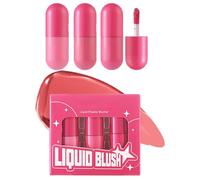 Blush liquido, blush liquido per guance - Blush di lunga durata - Colore miscelabile leggero chiaro per tutto il giorno Blusher per gli occhi e il trucco delle guance