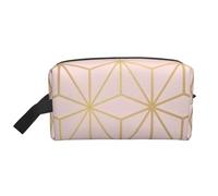Blush metallizzato astrale in oro rosa, Borsa per il trucco Borsa per cosmetici Borsa da viaggio portatile da viaggio Borsa per trucco Organizer