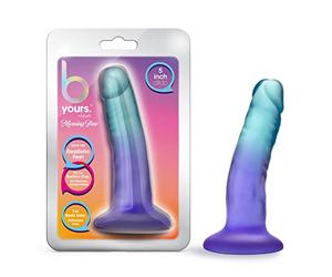 Blush Novelties B Yours Morning Dew - Lunghezza 5 pollici e larghezza 1,25 pollici Fallo realistico - Robusta base a ventosa e compatibile con l'imbracatura - Design sfumato - Perfetto