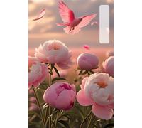 Blush Peony Dreams: A Lined Journal for Inspired Writing: Elegant 6x9 Lined Notebook with Pink Peonies and Soaring Dove | 120 Pages for Daily Notes, Reflections & Ideas