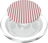 Blush Pink & Dusty Rose Stripes Geometric Vertical Lines PopSockets PopGrip per MagSafe