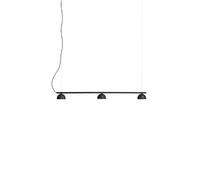 Blush Rail 3 Lampadario Nero Opaco