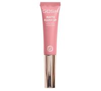 GOSH Crema Blush Matte BLUSH-UP I Liquid Blush per una finitura opaca e fresca, blush setoso con spugna integrata per viaggiare, senza profumo, certificato allergico e vegano I 002 Dusty Rose