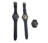 BLUSUPERSHOP 1 OROLOGIO NERO PER DETENUTO, DIETRO TRASPARENTE IDONEO CARCERE AMMESSO PENITENZIARIO, NON SPEDIRE IN CARCERE DEVI PORTARLO TU