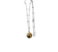 BLUSUPERSHOP collana chiama-angeli art2 acciaio ciondolo sfera sonora suono bellissimo per regalo donna in attesa di bambino incinta per proteggere made in italy