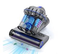 Blutan B Mitefree X3 - Aspiratore per acari con 3 tazze, 6 livelli di filtrazione ciclonica, sterilizzazione UV, aria calda, indicatore LED, > 10 kPa per materassi, divani, detergenti per tappezzeria