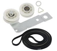 Blutoget 661570 & 279640 & W10837240 - Cinghia per tamburo e puleggia per asciugacapelli, compatibile con May-tag, Ken-more, sostituisce 661570VP 661570V PS11726337 W10547290 AP590 83729