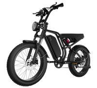 BLUVALL SU8 Bicicletta elettrica da cross, batteria rimovibile da 52V 20Ah, sospensioni complete - nera - Nouvo