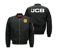 Bluxir Giacca Leggera Uomo J.C.B, Giubbotto Sportivo Biker Casuale Cerniera, Windbreaker Outdoor für Wandern Reisen, Stagioni(Black,XL)