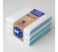 BLUZIMAN® Traverse Letto Anziani Lavabili, Traversine Neonato Fasciatoio Fatto in Europa, Tappetini Igienici Per Cani Oeko Tex, Coprimaterasso Impermeabile, Telo Impermeabile Letto (50x90cm, Pack 3)