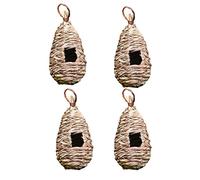 BLWOTMOR 10 Pezzi Nido per Canarini Casetta per Uccellini Nido per Pappagalli Habitat per La Riproduzione Durevole Adatto per Amanti della Natura, 11x24 cm