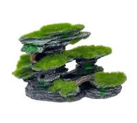 BLWOTMOR Accessori per Allestimento Acquario con Grotta Rocciosa, Giardino roccioso