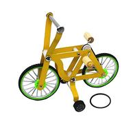 BLWOTMOR Bicicletta per Pappagallo Giocattolo Talon Training Uccelli Puzzle Educativo con Materiale Sicuro per Salute Adatto a Piccoli Animali Ambiente, 20x10,5x14 cm