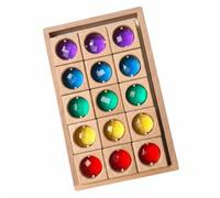 BLWOTMOR Blocchi Costruzioni Bambini Set Gemme Traslucide in Acrilico E Legno per Costruzioni Aperte Riconoscimento E Schemi Adatto a Piccoli Esploratori Gioco Casa Spazio, Array, color to 1