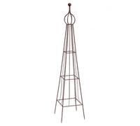 BLWOTMOR Climbing in Ferro Resistente Telaio per Rampicanti Sostegno per Piante Elemento per Orticoltura Adatto per Esterni Cura Delle Piante Uso Domestico, Torre quadrata grande
