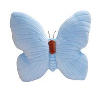 BLWOTMOR Cuscino a Forma di Farfalla per L'arredamento di Casa E Un Comodo Regalo per Ama Leggere, Blu