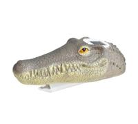 BLWOTMOR Lampada Solare Galleggiante Impermeabile per Piscina Esterno Luce Decorative LED Forma Animale Materiale PP Antiuccelli E Resistente Perfetta per, Alligatore