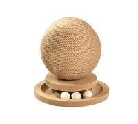 BLWOTMOR Pallina Tiragraffi in per Gatti, Gioco con Artigli Affilati E Pista per Esercizi con Palla Rotolante