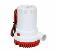 BLWOTMOR Pompa di Sentina DC Submersibile Marina Pompa Acqua Barca Elettropompa Barca Pompa Scarico Bilge Rumorosità Ridotta con Base Filtrante Resistente E, 1500G 12V