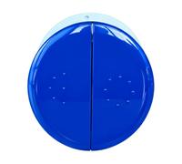 BLWOTMOR Pulsante Scarico WC Doppio Tondo con Marchi in Rilievo E Due Aste Regolabili per Risparmio Idrico E Compatibilità Universale con Serbatoi,