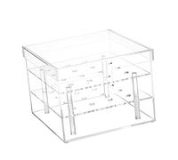 BLWOTMOR Scatola Portafiori in Acrilico, Organizer per Trucchi E Rose, Supporto per Casa E Ufficio, 16 buche