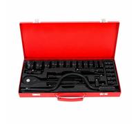 BLWOTMOR Set d Pezzi con Chiave a Cricchetto Meccanica con Testa Esagonale in Acciaio al Vanadio con Prolunghe E Giunto Universale per Lavori Meccanici Riparazioni Veicoli Garage