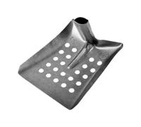 BLWOTMOR Spalatore per Drenaggio Realizzato in Metallo Resistente con Cucchiaio Multifunzione E Struttura Rinforzata per Rimozione Fanghi Adatto a Pulizia, Piazza, 27x21x16.5 Cm