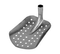 BLWOTMOR Spalatore per Drenaggio Realizzato in Metallo Resistente con Cucchiaio Multifunzione E Struttura Rinforzata per Rimozione Fanghi Adatto a Pulizia, Appuntito, 29.5x22.3x11.5 Cm