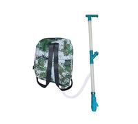 BLWOTMOR Spandiconcime Manuale Zaino Dosatore Dispenser Seminatrice Erbicida per Nutrizione Uniforme Delle Colture con Regolazione Della Portata Materiali, Blu-verde, Tubo PVC