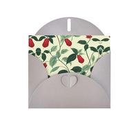 BLWSLC 15,2 x 10,2 cm frutta con colore di base stampato grigio biglietto di auguri set con busta, inviti per matrimonio/compleanno