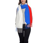 BLWSLC Bandiera della Slovenia Sciarpa con nappe stampate, scialle da donna, versatile e facile da abbinare a vari abiti, è anche un ottimo regalo.