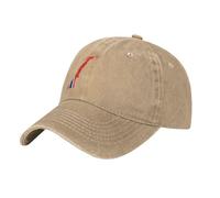 BLWSLC Berretto da baseball in denim stampato con mappa norvegese e bandiera nera, adatto per sport all'aria aperta, viaggi, escursionismo, pesca, unisex., Naturale, L